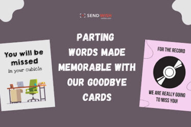 Small Gestures Reflected Through Farewell Card