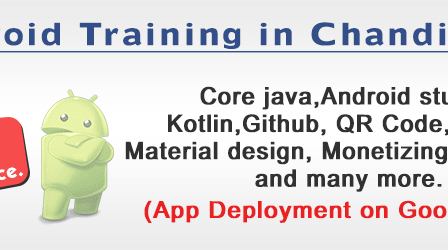 Android training in Chandigarh