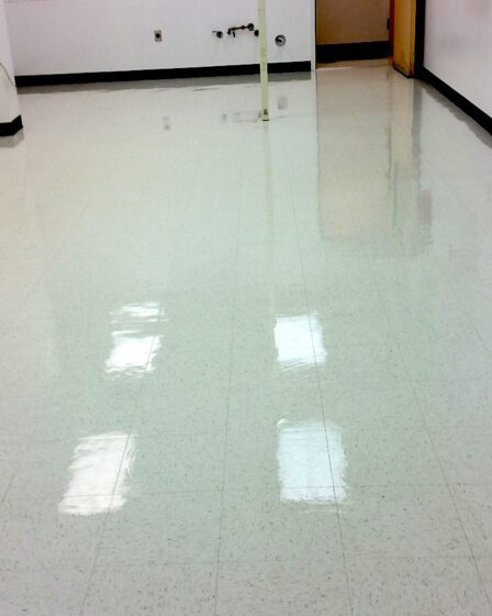 Rediscover Floor Brilliance: VCT Strip and Wax Asheville NC
