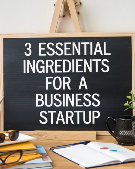 3 Essential Ingredients for a Business Startup