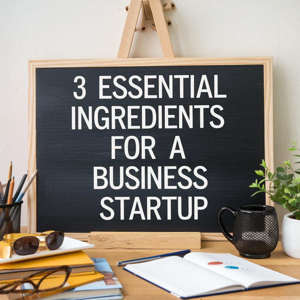 3 Essential Ingredients for a Business Startup