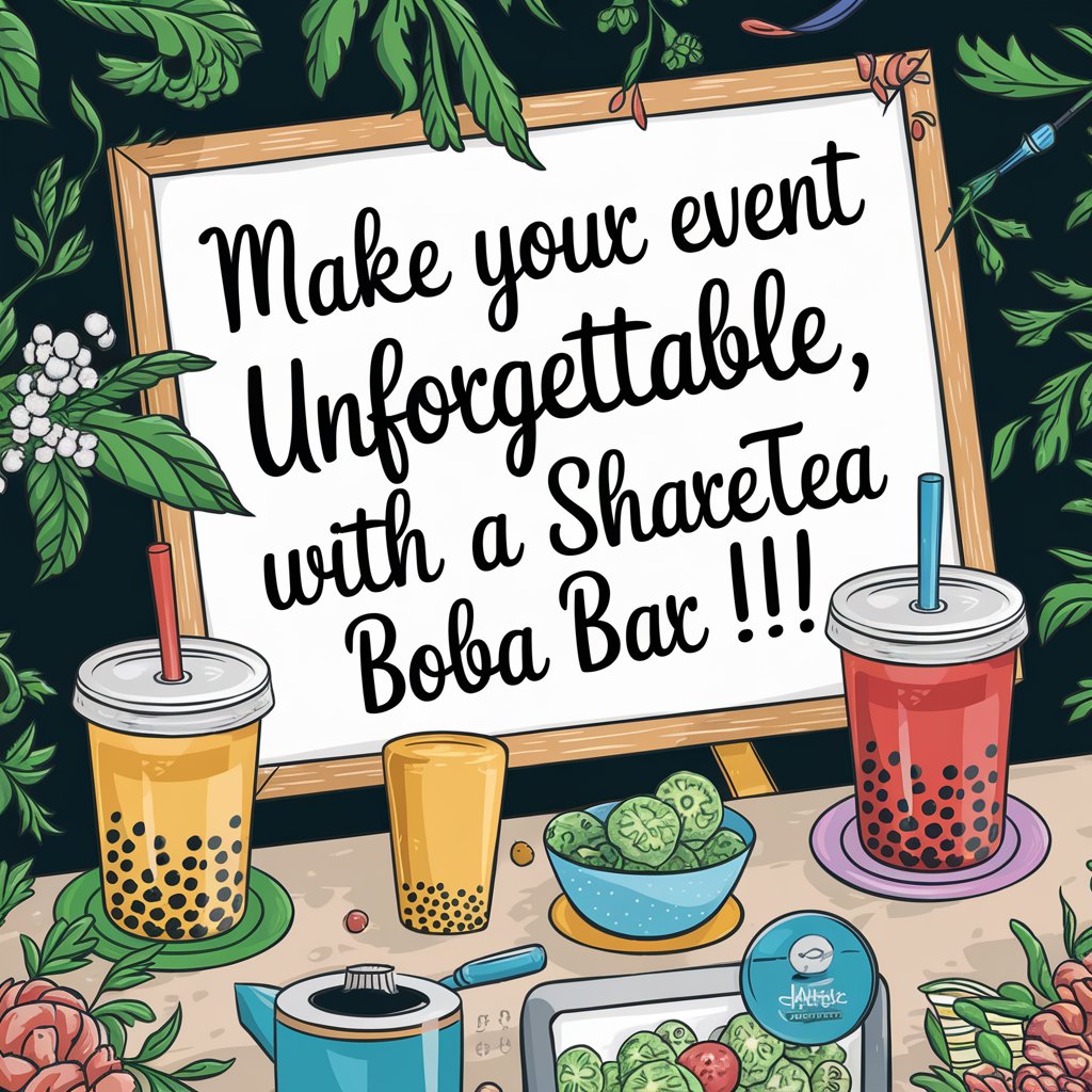 Make Your Event Unforgettable with a Sharetea Boba Bar