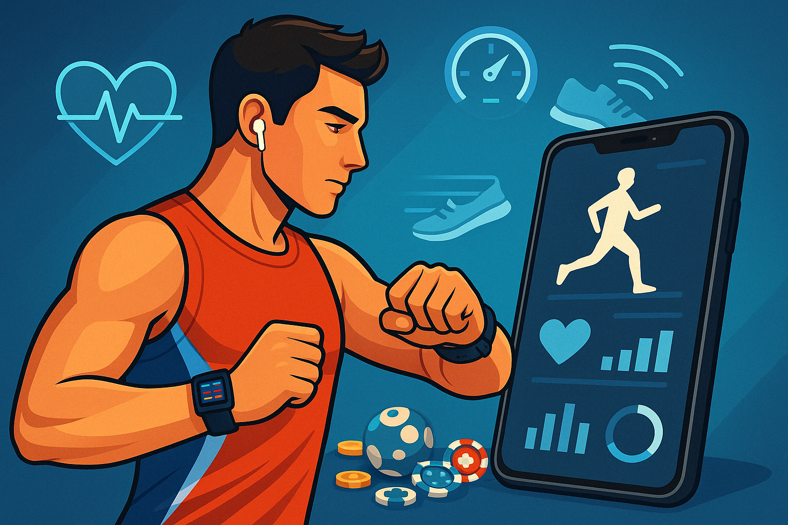 athletes smart devices