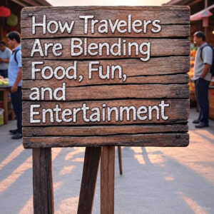 How Travelers Are Blending Food, Fun, and Entertainment