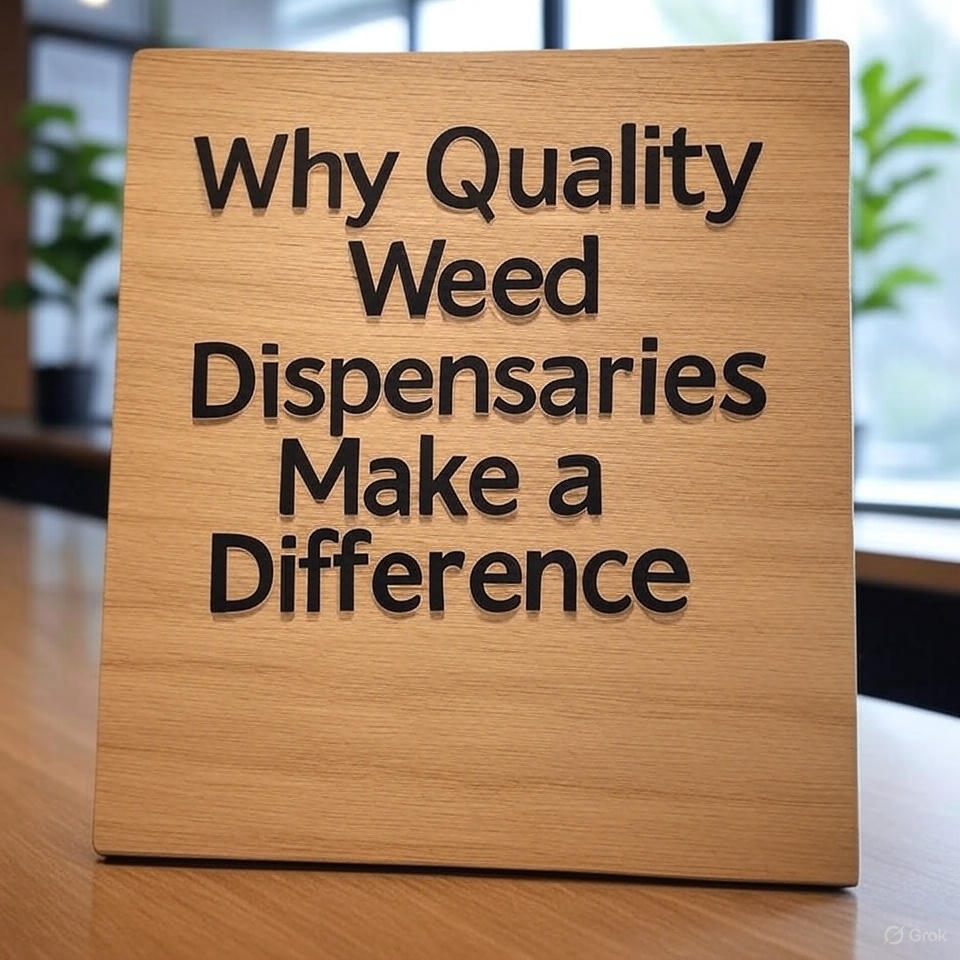 Why Quality Weed Dispensaries Make a Difference
