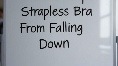 How to Keep a Strapless Bra From Falling Down