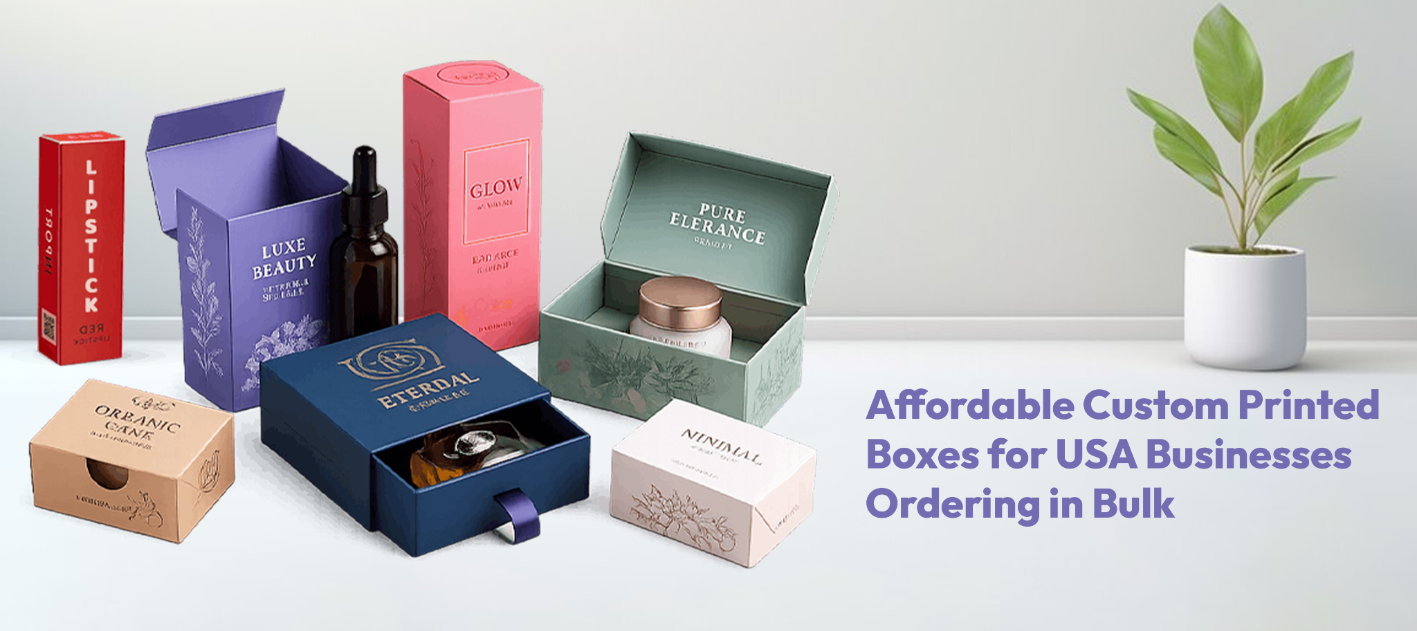 Affordable Custom Printed Boxes for USA Businesses Ordering in Bulk