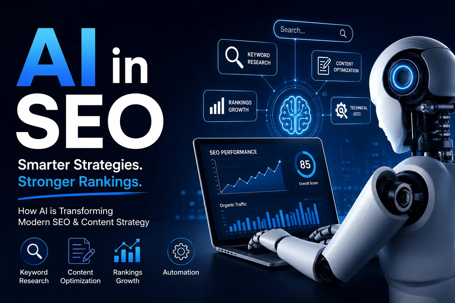 AI-powered SEO strategy in action