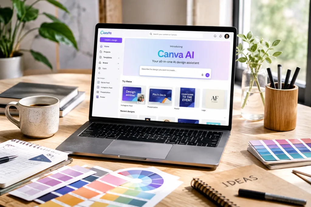 AI-powered design tools are blending into everyday creative workspaces, not replacing them.
