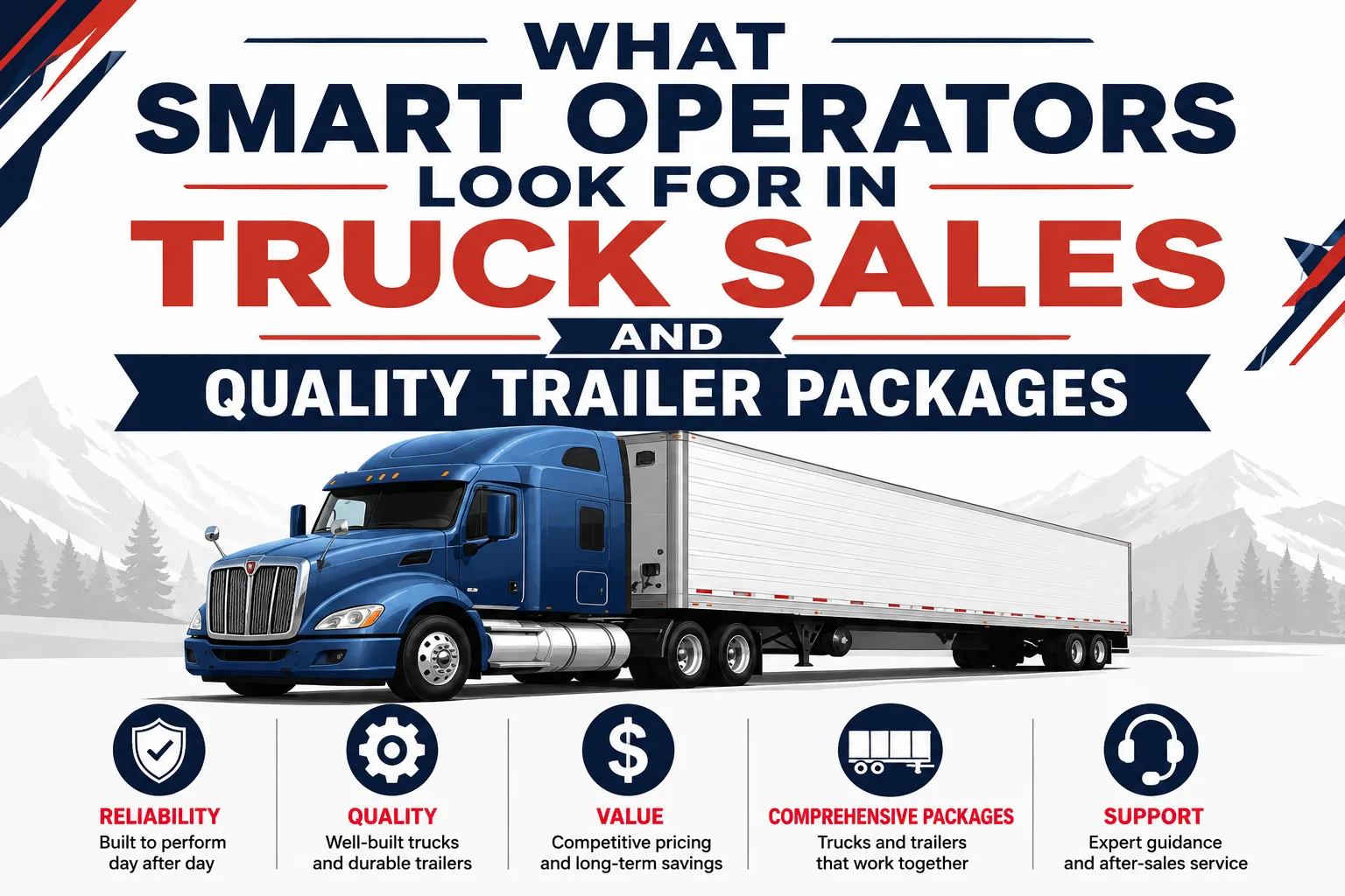 What Smart Operators Look for in Truck Sales and Quality Trailer Packages