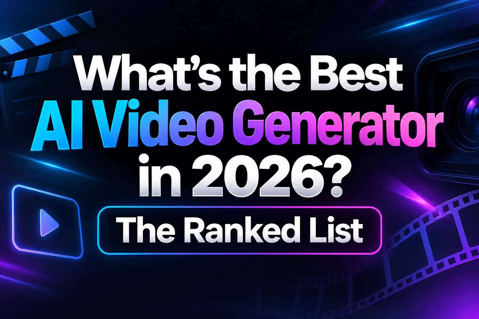 Best AI Video Generator in 2026