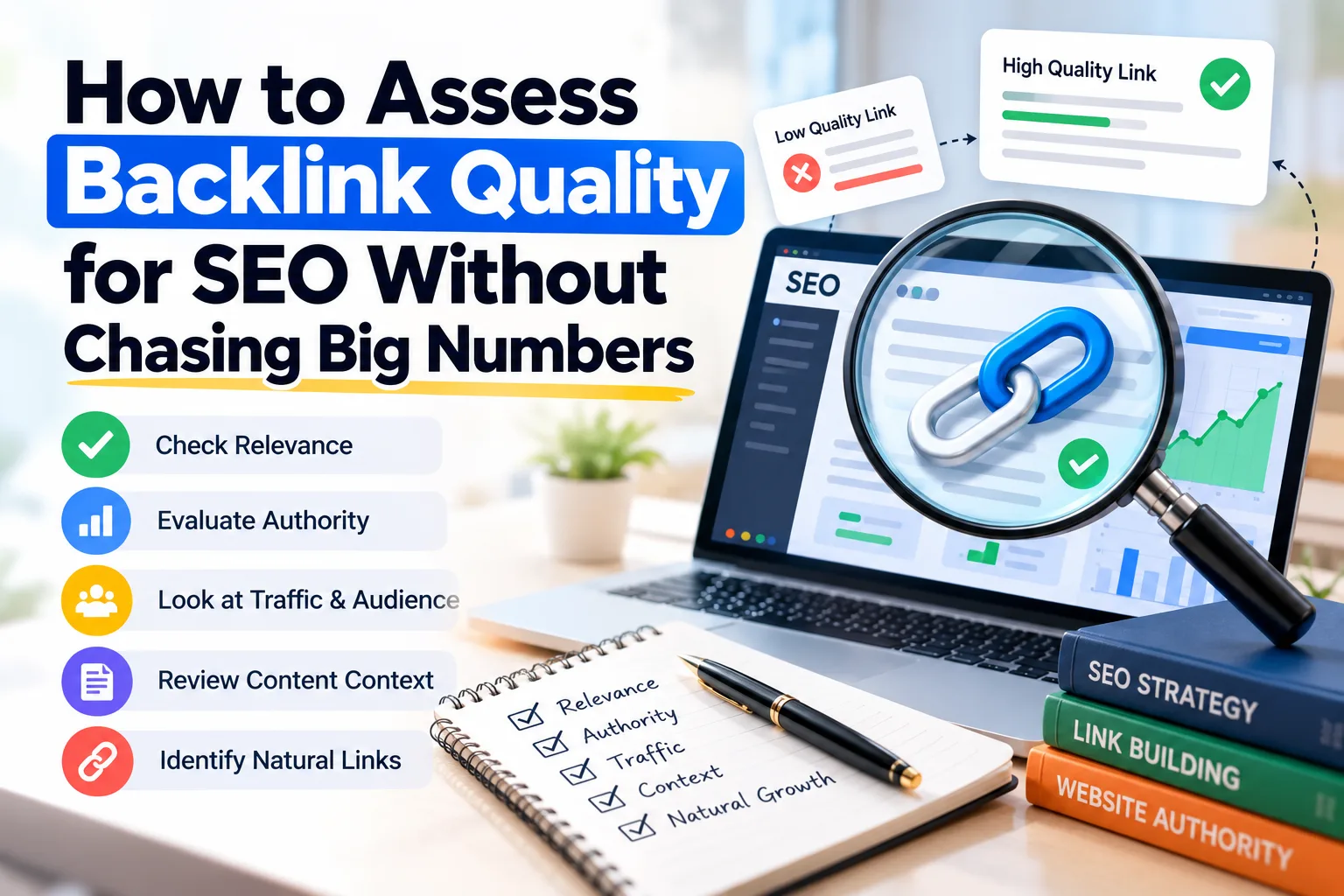 How to Assess Backlink Quality for SEO Without Chasing Big Numbers